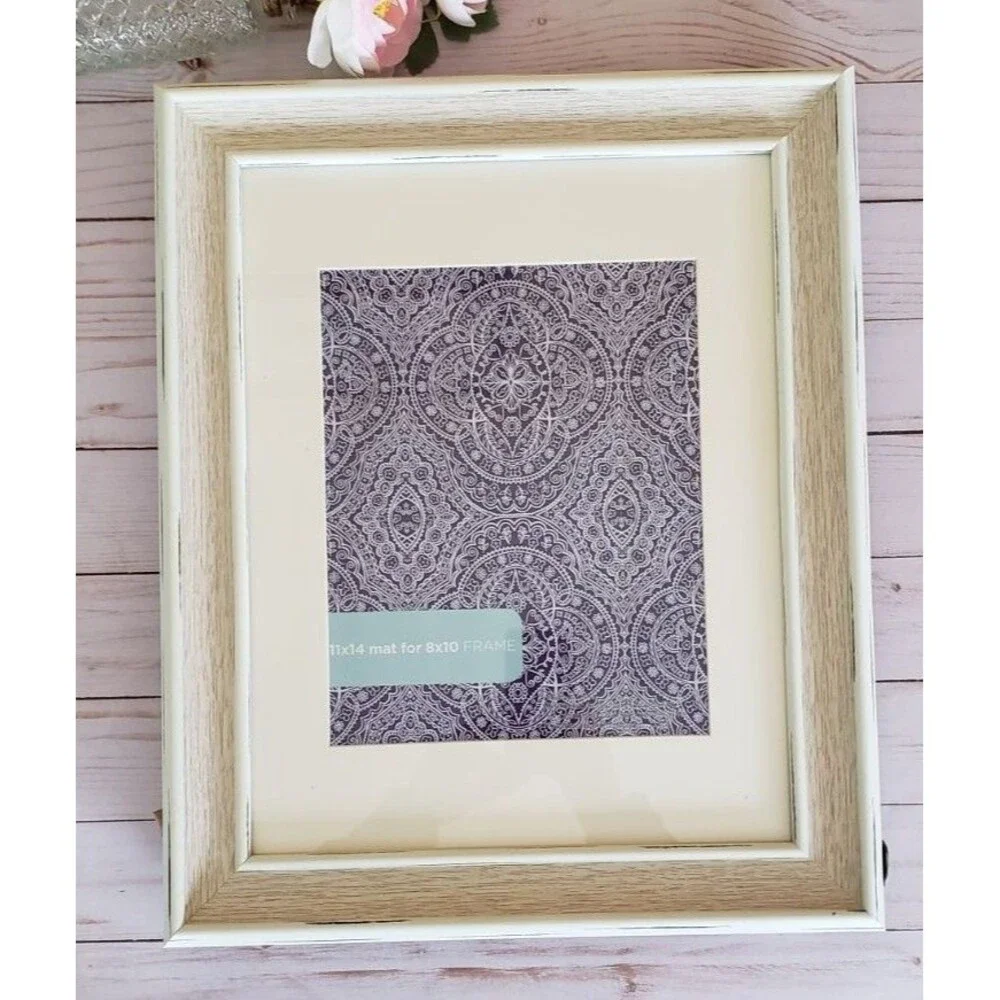 Large Whitewash Picture Frame